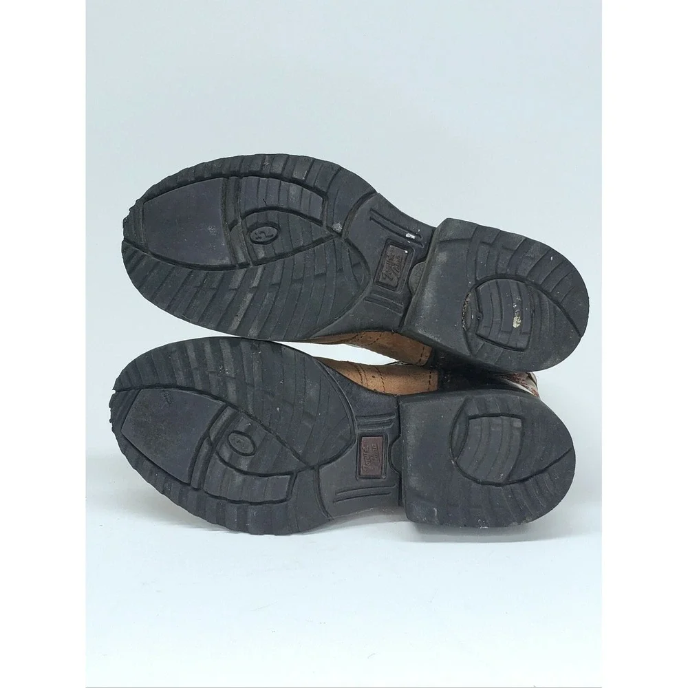 Tony Lama Kids Boots TX703C Brown Round Toe Unisex Size 8.5
